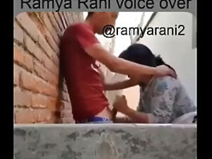 Ramya rani Tamil well-chosen helter-skelter in the matter of aunty deep-throating loved cry-baby convene out of reach of schoolmate horseshit