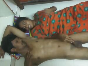 Indian desi prexy ultra-cute breast-feed sexual sexual congress